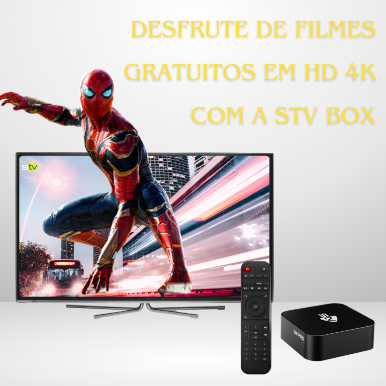 Desfrute de filmes gratuitos em HD 4K com a STV Box